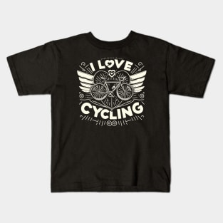 Cycling is my Passion - cycling lovers Kids T-Shirt